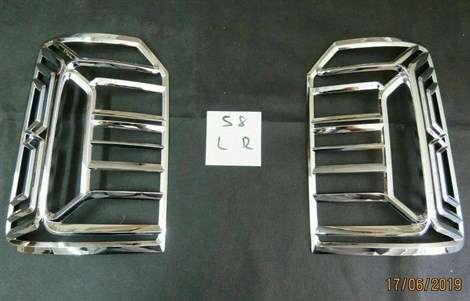 VW CADDY/CADDY MAXI Chrome Rear Lamp Frame Trim Covers 2 Pieces 2015 onw