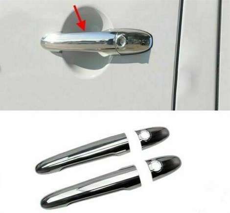 VW CRAFTER 2006-2017 ABS Chrome Door Handle Cover 2Door S.Steel