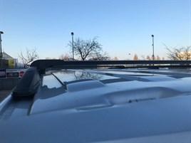 VW T5 T6 LWB CARAVELLE onwards 2003 ALUMINIUM FLUSH ROOF RAILS BARS BLACK - Image 4