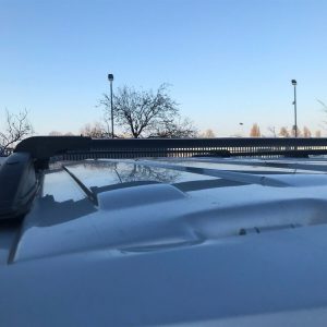VW T5 T6 LWB CARAVELLE onwards 2003 ALUMINIUM FLUSH ROOF RAILS BARS BLACK