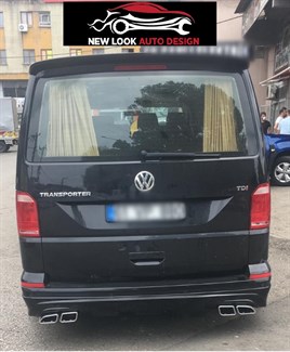 VW T6 2004-2015 ONW REAR BUMPER SPOILER LOWER BUMPER SPOILER DIFFUSER PRIMED - Image 3