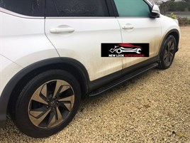 VW TOUAREG 2003+ RUNNING BOARD STEP BAR SIDE STEPS BAR BOARD BLACK - Image 4