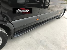 VW TOUAREG 2003+ RUNNING BOARD STEP BAR SIDE STEPS BAR BOARD BLACK - Image 3