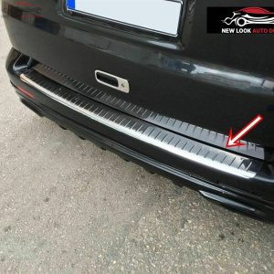 VW TRANSPORTER 2015+ CHROME S.STEEL REAR BUMPER PROTECTOR GUARD COVER