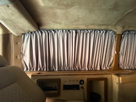 VW Transporter T5 T5.1 T6 Blackout Curtains TAILGATE LWB FULL SET BLACK + GREY - Image 5