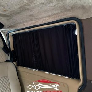 VW Transporter T5 T5.1 T6 Blackout Curtains TAILGATE SWB FULL SET BLACK