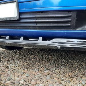 VW T5 2003-2010 LOWER FRONT ABS GLOSS BLACK SPLITTER BUMPER LIP ADD ON