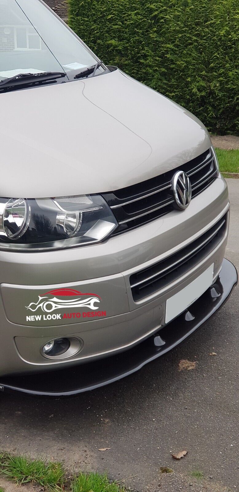 Fits VW T5 T5.1 Sportline 2009-2014 LOWER FRONT BLACK SPLITTER BUMPER LIP - Image 7