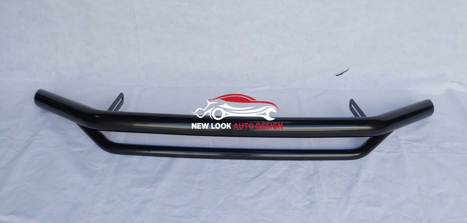 Mitsubishi L200 Double Spoiler Bull Bar – Black 76mm - Image 4