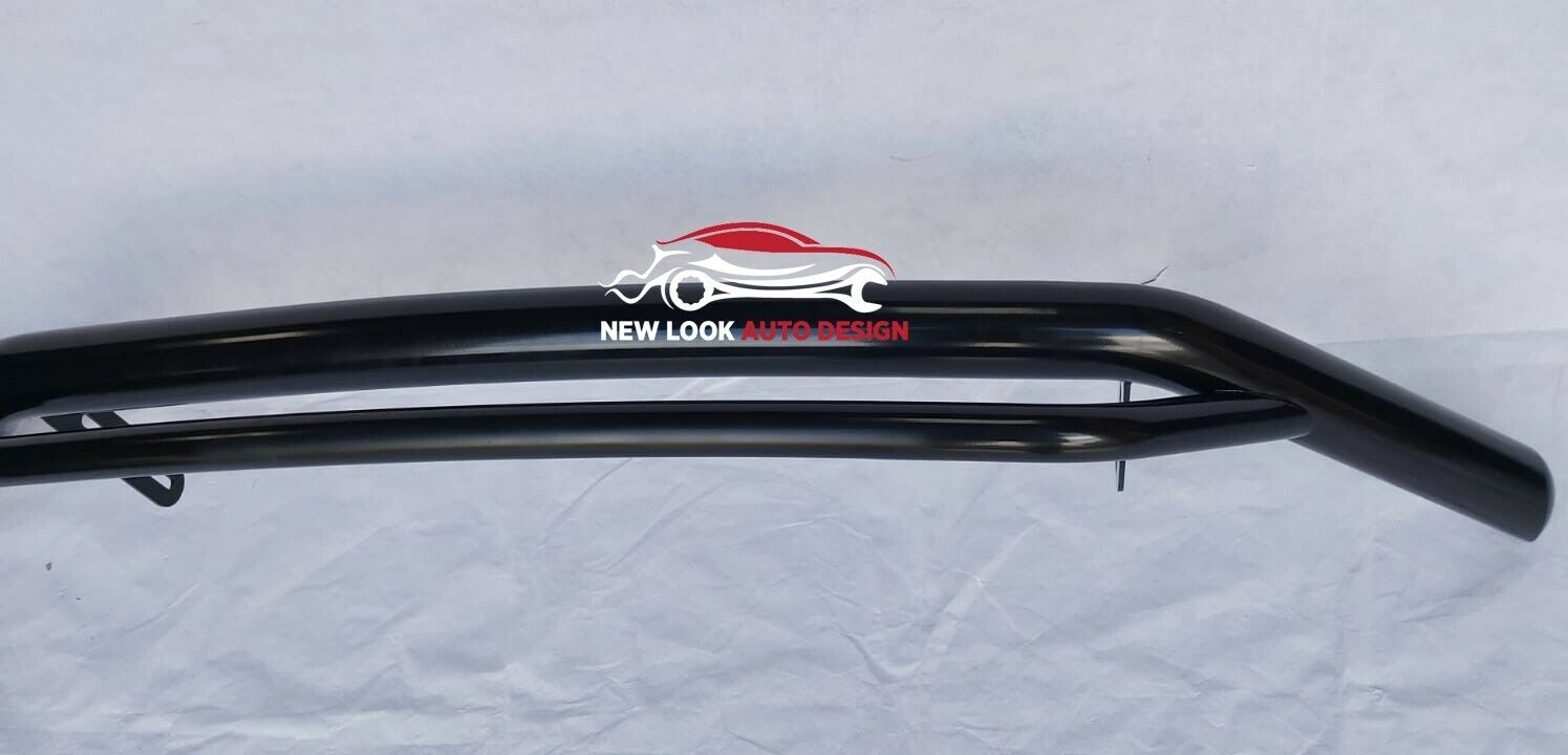 Mitsubishi L200 Double Spoiler Bull Bar – Black 76mm - Image 5