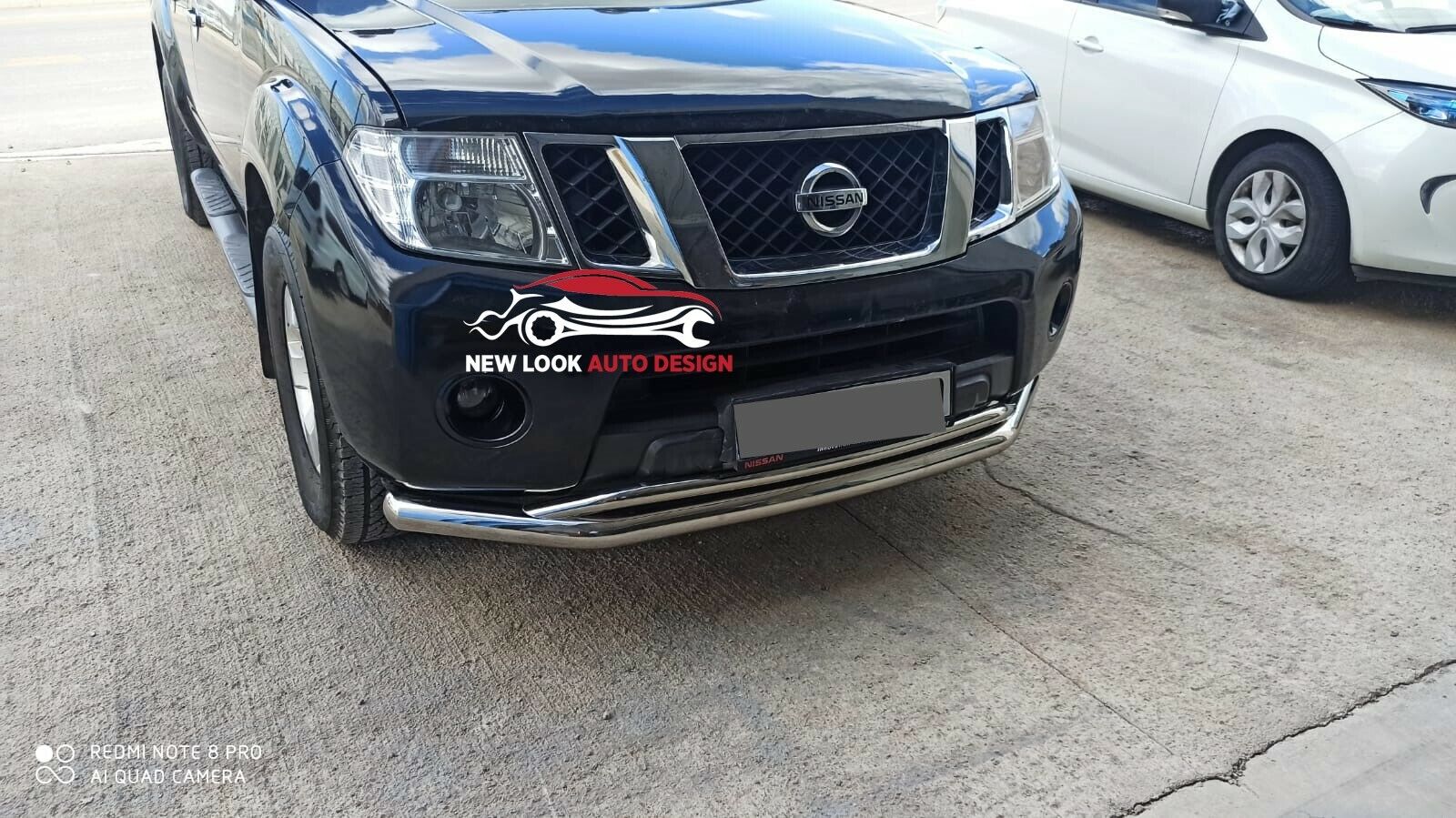 DOUBLE BULL BAR NUDGE BAR FITS NISSAN NAVARA 2016+ (76 mm ) BAR CHROME - Image 6