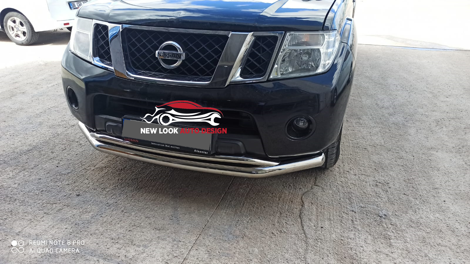 DOUBLE BULL BAR NUDGE BAR FITS NISSAN NAVARA 2016+ (76 mm ) BAR CHROME - Image 8