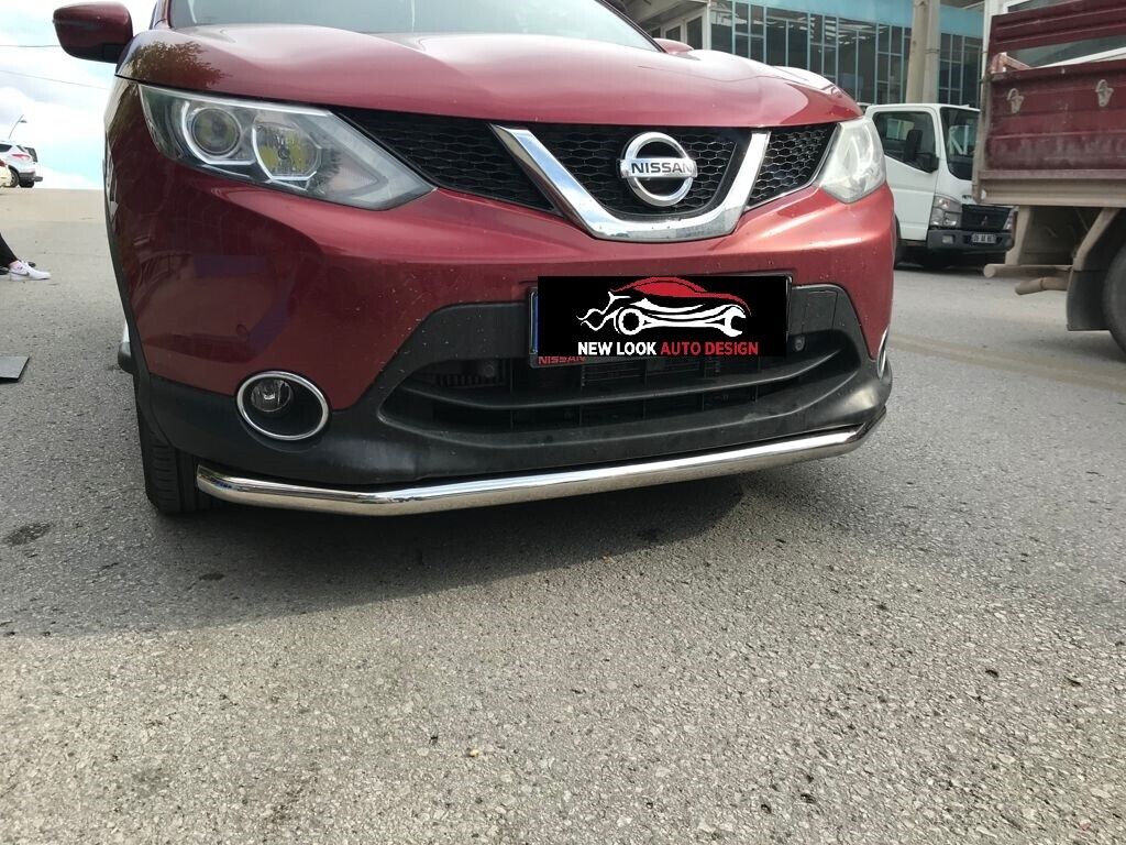 SINGLE BULL BAR FITS NISSAN QASHQAI 2010-2013 CHROME - Image 4