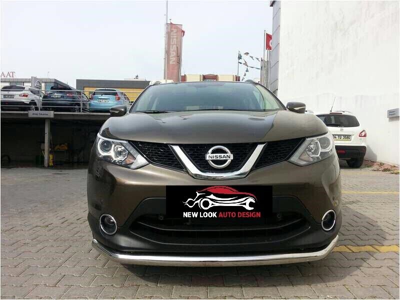 SINGLE BULL BAR FITS NISSAN QASHQAI 2010-2013 CHROME - Image 5