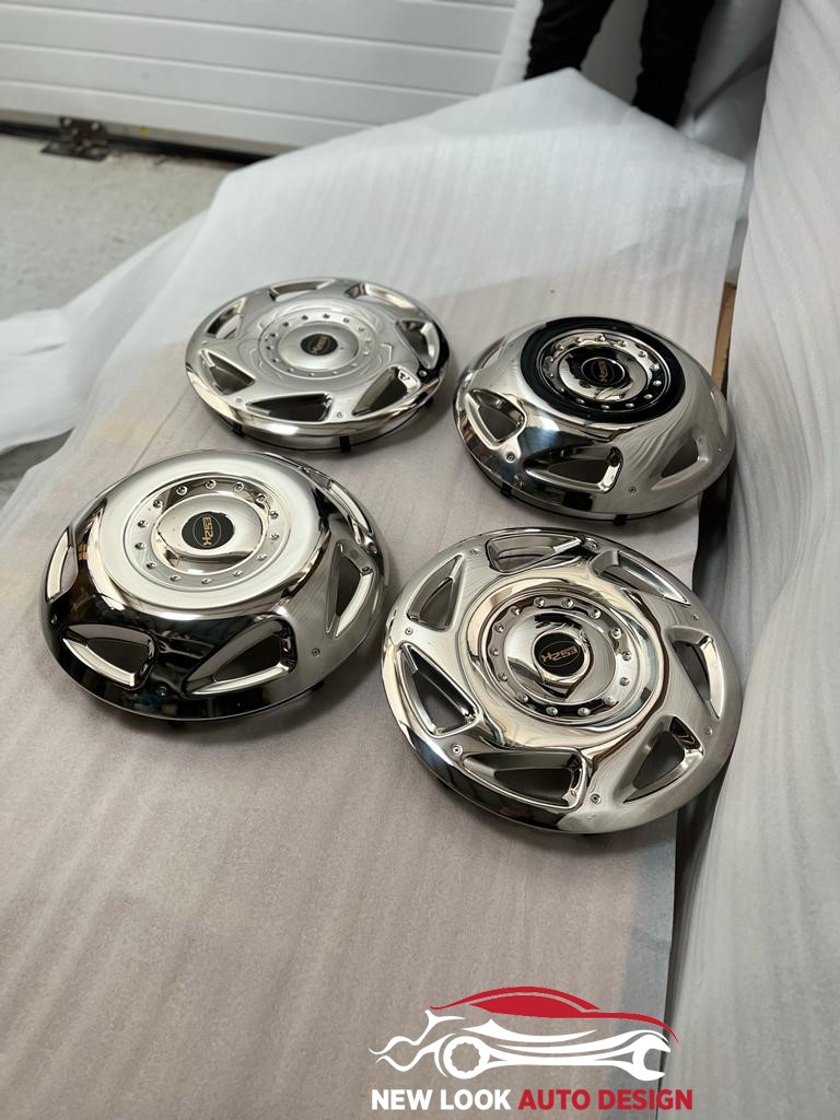 Front & Rear Wheel Trim Covers For 16'' Fits Ford Custom 2012+ - Image 9