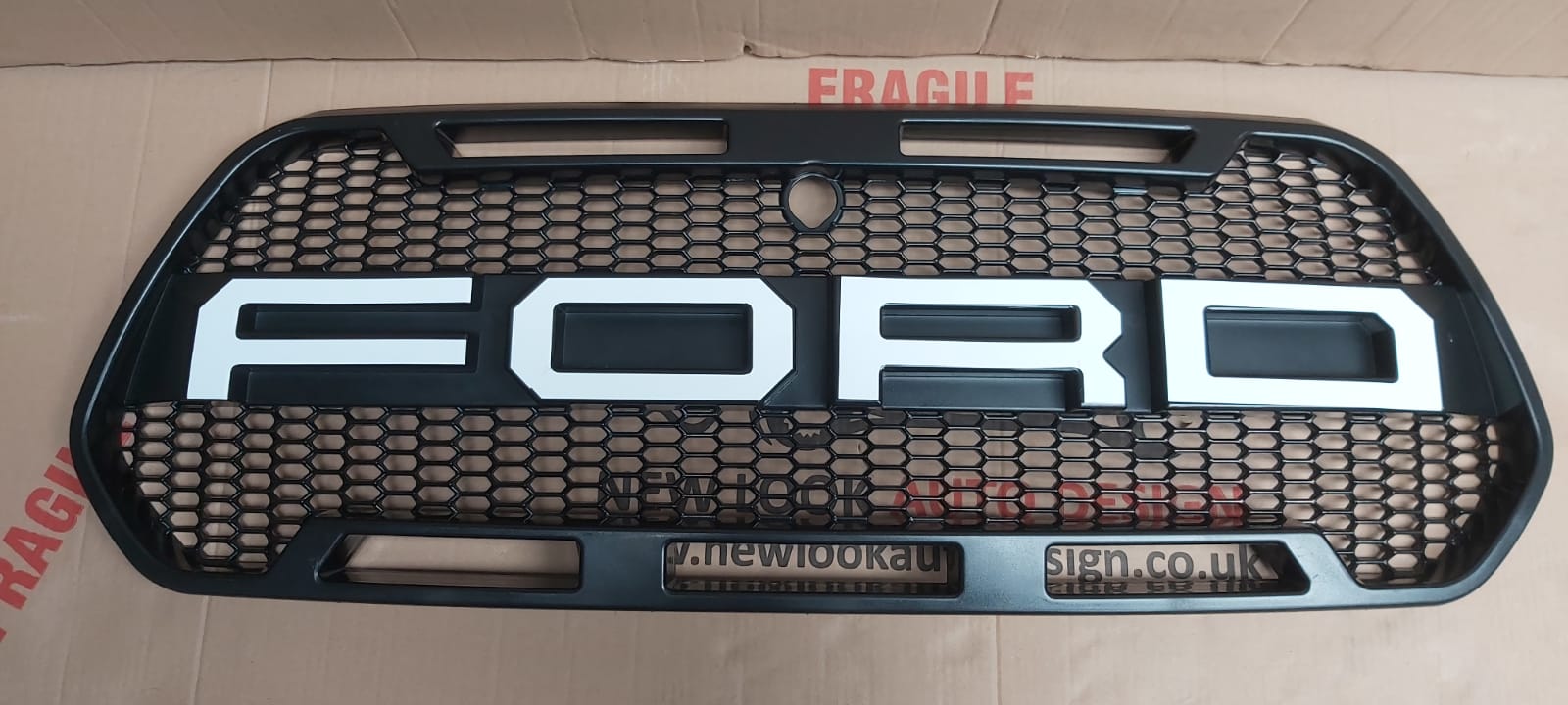 Fits TRANSIT MK8 2014 - 2018 FRONT BUMPER GRILLE White - Image 6