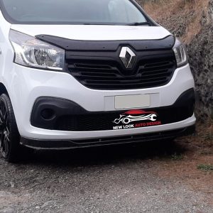 Fits Renault Trafic 2014-2018 LOWER FRONT ABS GLOSS BLACK SPLITTER BUMPER LIP