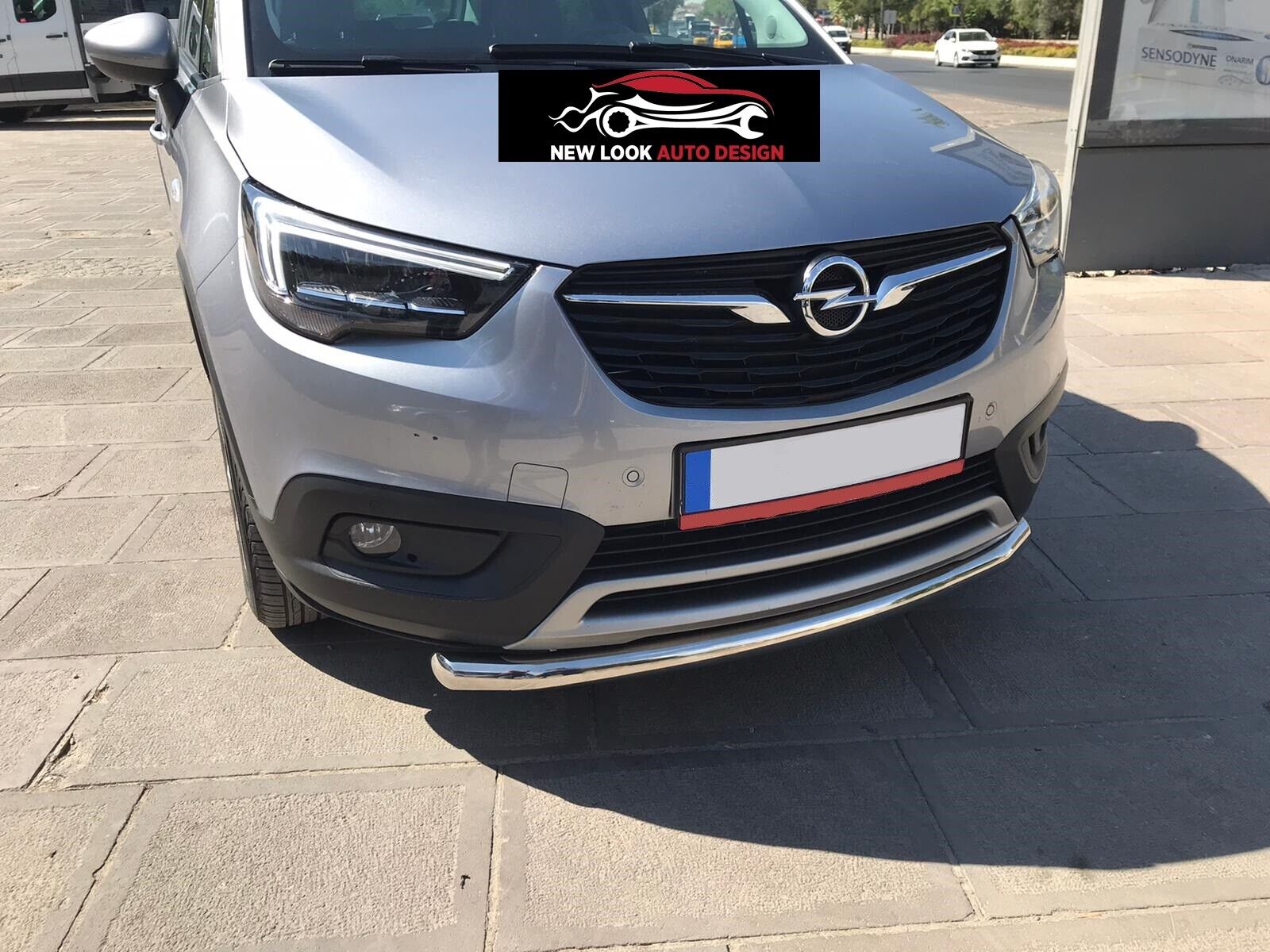 SINGLE BULL BAR FOR VAUXHALL GRANDLAND X 2017-2021 60 mm CHROME - Image 2