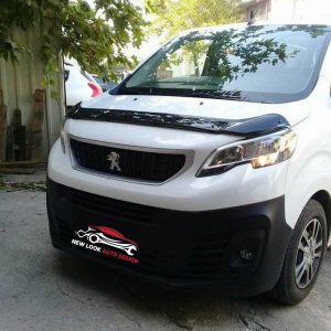 Black Bonnet Guard Protector For Citroen Dispatch 2016+