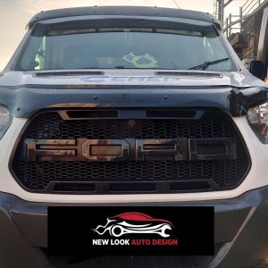 Fits TRANSIT MK8 2014 - 2018 FRONT BUMPER GRILLE Black