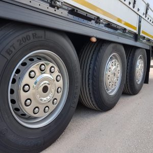 22.5 inch Universal Front + Rear Wheel Trim Covers Stainless Steel