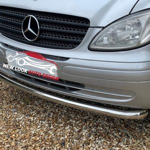 SINGLE BULL BAR NUDGE BAR FOR MERCEDES VITO 2003-2014 CHROME
