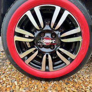 15 inch Red Wall Portawall Tyre insert Trim set x4
