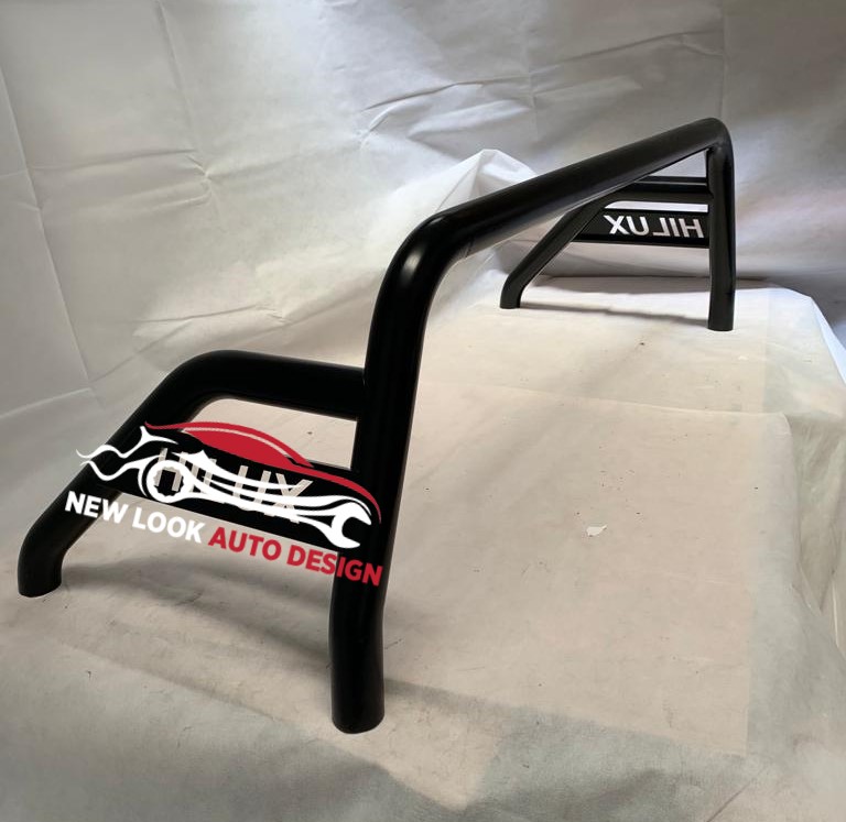 Fits Hilux 2005+ Black Roll Bar Sports Bar in Black - Image 4