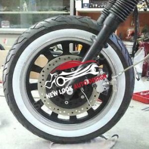 14 inch White Wall Motorbike Tyre insert Trim