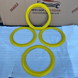 14 inch Yellow Wall Portawall tyre insert Trim set x4