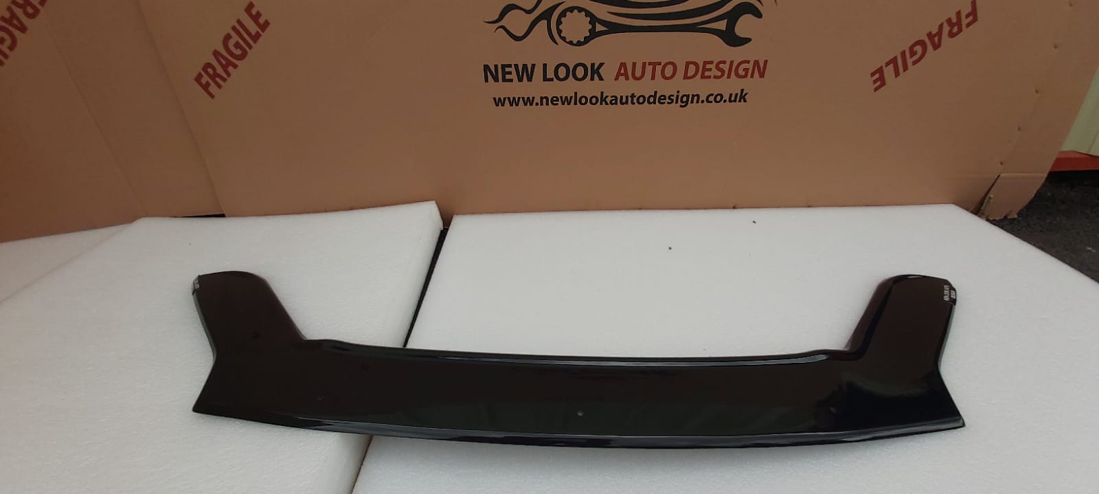 Kia Sportage 2016+ Bonnet Bug Guard Black Acrylic - Image 6