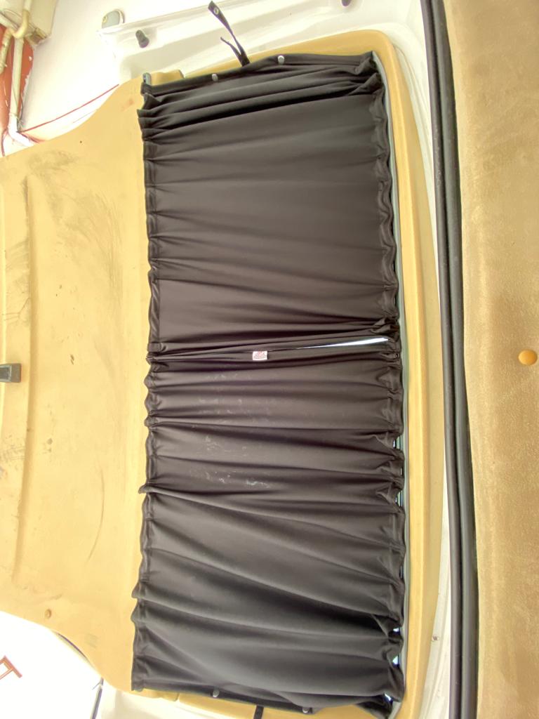 Fits Ford Custom Curtains Barn door Black