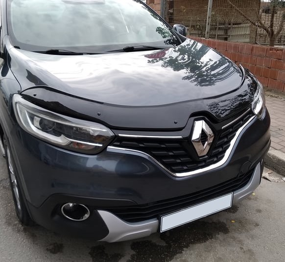 Renault Kadjar 2015+ Bonnet Bug Guard Black Acrylic