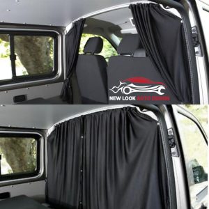 Mercedes Viano/Vito BLACK OUT CAB DIVIDER SEPARATOR CURTAIN BLACK