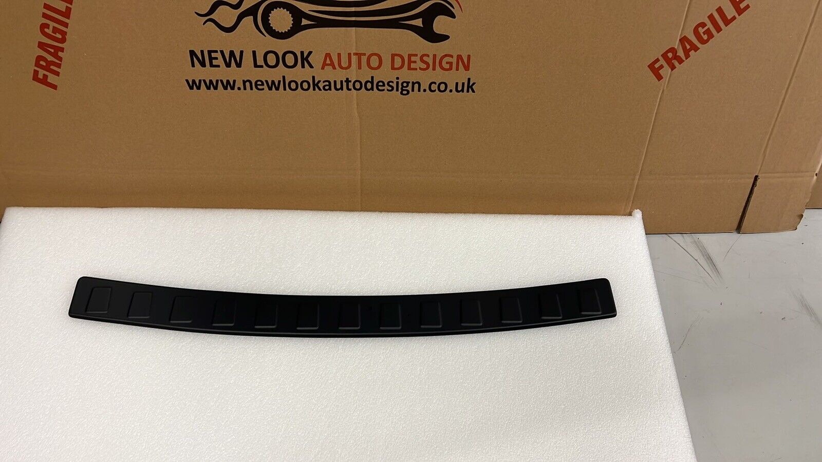 BLACK ABS Rear Bumper Protector Guard FOR BMW X3 F25 10-2017