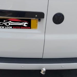 BLACK ABS Rear Bumper Protector Guard FOR VW T5 2003-2015