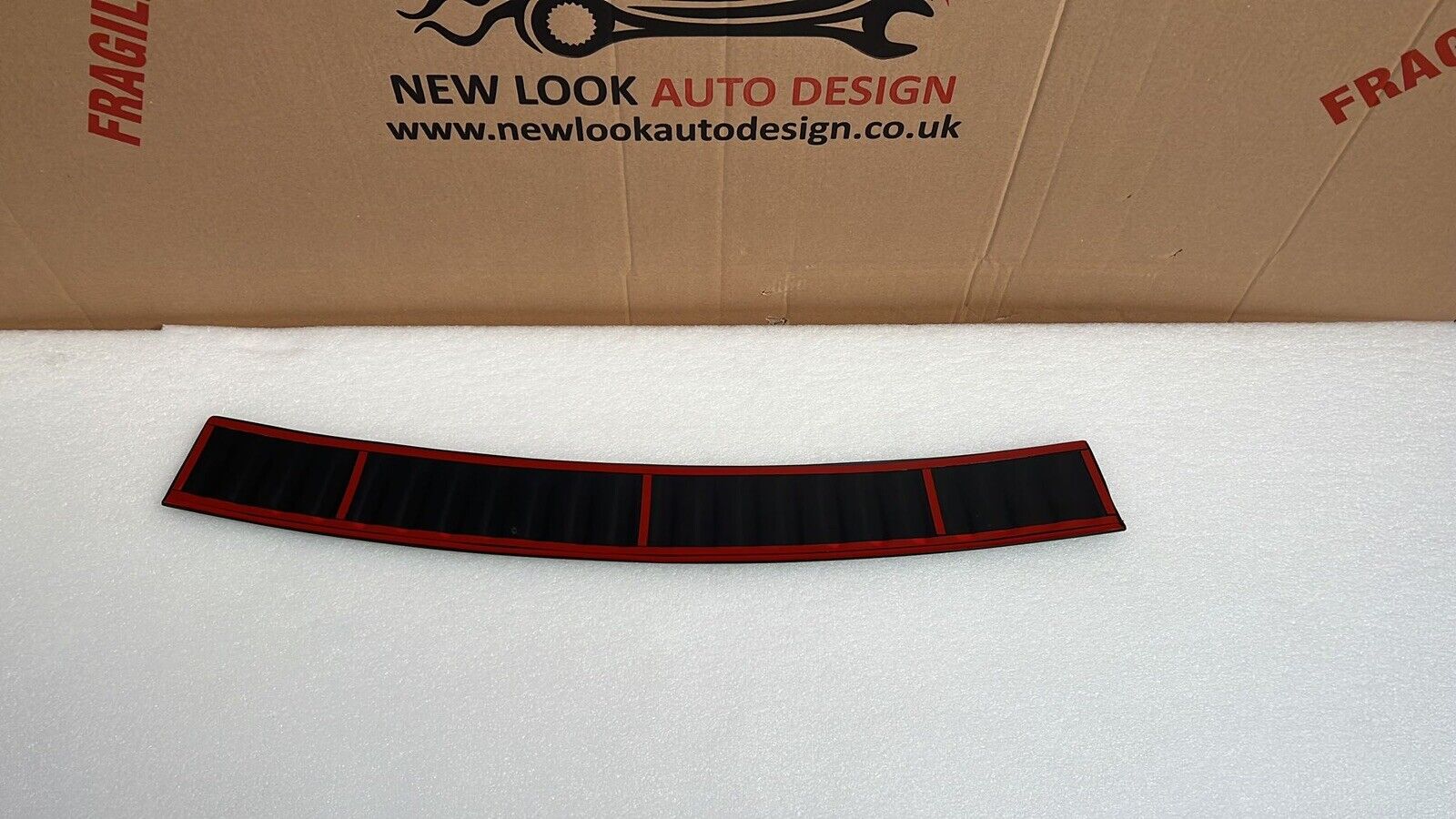Black ABS Rear Bumper Protector Guard FOR DACIA DOKKER 2013+ - Image 2