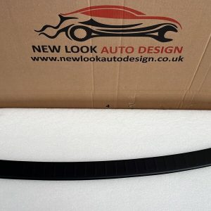 BLACK ABS Rear Bumper Protector Guard FOR Skoda Octavia A7 13-2017