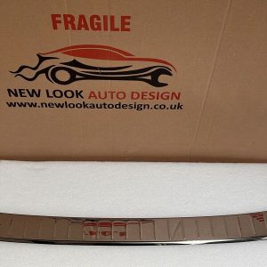 Chrome Rear Bumper Protector Guard Stainless Steel For VW T-roc 2019+