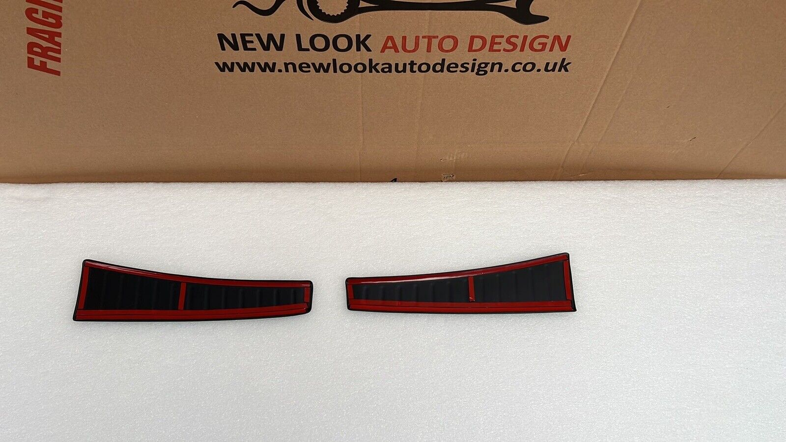BLACK ABS Rear Bumper Protector Guard FOR Ford Kuga 2008-2013 2 Pcs - Image 4