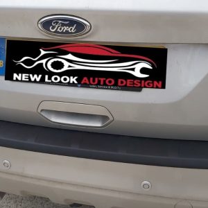 Black ABS Rear Bumper Protector Guard Fits Ford Kuga 2008-2013