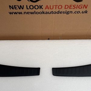 BLACK ABS Rear Bumper Protector Guard FOR Ford Kuga 2008-2013 2 Pcs