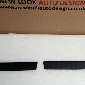 Black ABS Rear Bumper Protector Guard FOR Renault Kadjar 2015+ Inner Sill 2pcs