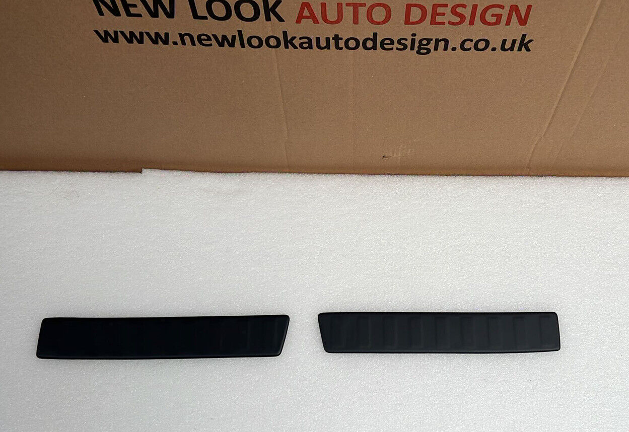Black ABS Rear Bumper Protector Guard FOR Renault Kadjar 2015+ Inner Sill 2pcs