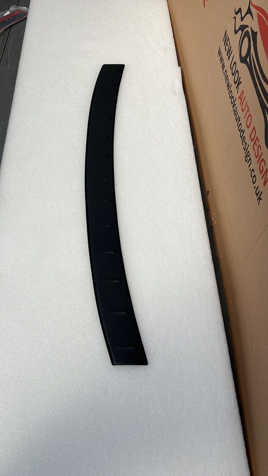 BLACK ABS Rear Bumper Protector Guard FOR SKODA B6 2009-2013 - Image 3