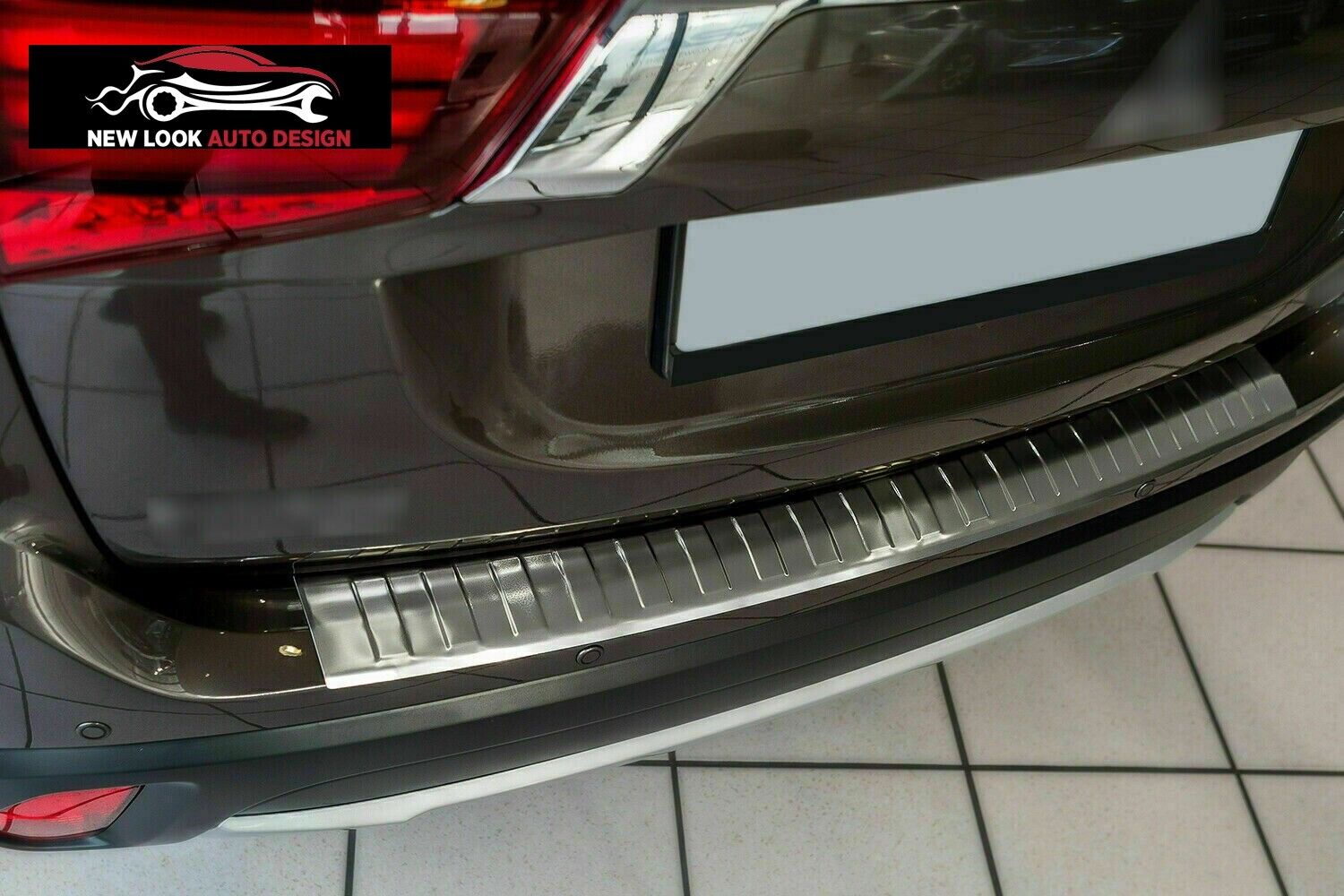 MITSUBISHI OUTLANDER 2012-2015 CHROME S.STEEL REAR BUMPER PROTECTOR GUARD COVER - Image 5
