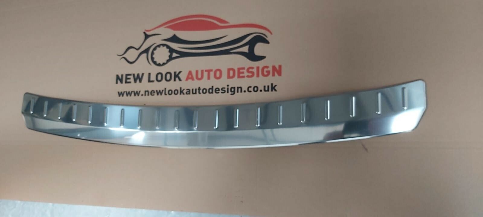FIAT 500 2007-2015 CHROME S.STEEL REAR BUMPER PROTECTOR GUARD COVER - Image 5