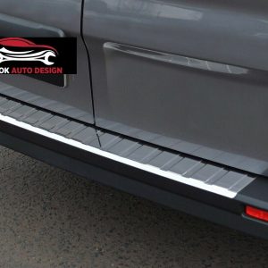 RENAULT TRAFIC 2001-2014 CHROME S.STEEL REAR BUMPER PROTECTOR GUARD COVER