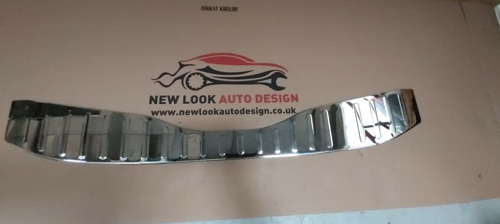 Fits FORD MONDEO MKL 2007-2014 CHROME S.STEEL REAR BUMPER PROTECTOR GUARD COVER - Image 4