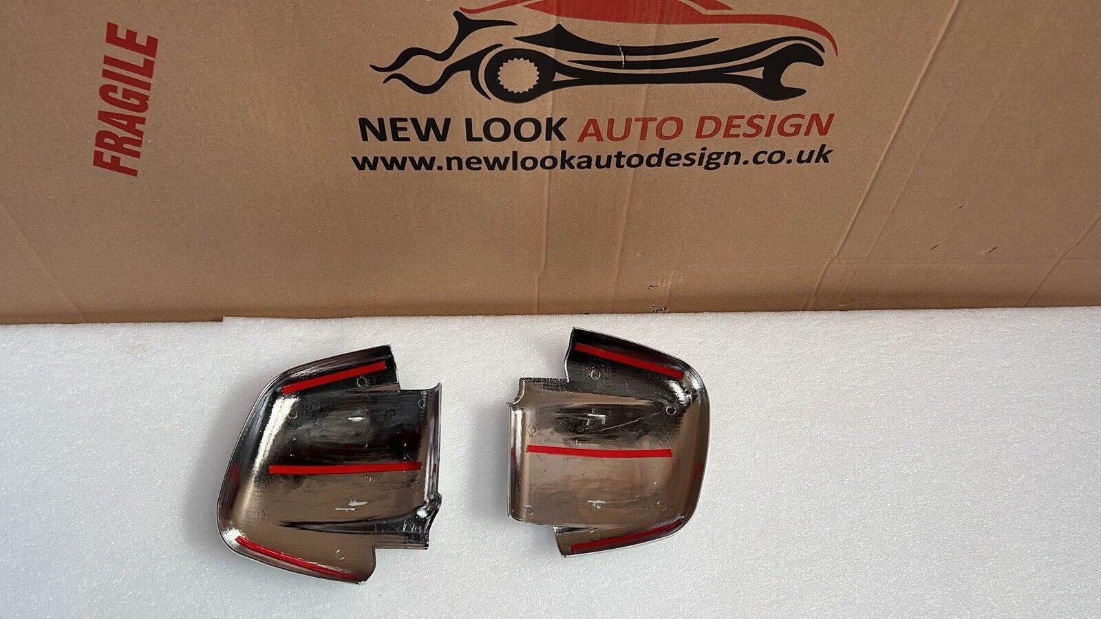 Hyundai Starex ABS Chrome Mirror Cover 2Pcs - Image 2